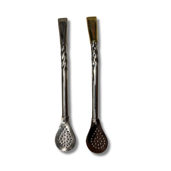 bombilla de alpaca larga