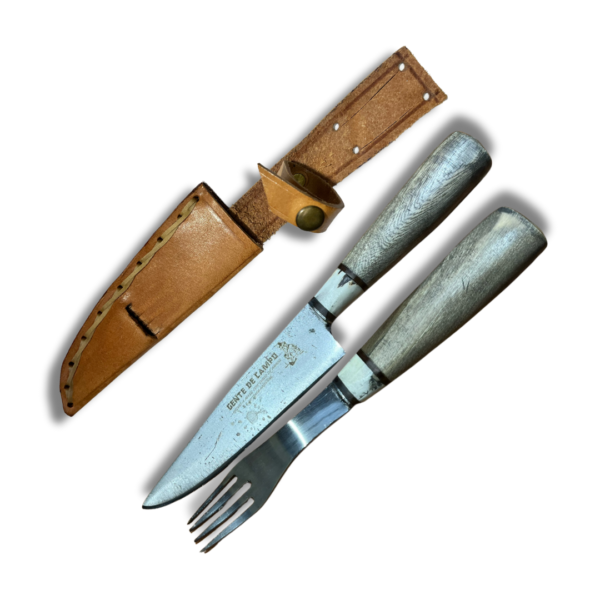 juego de cuchillo y tenedor 14 cm