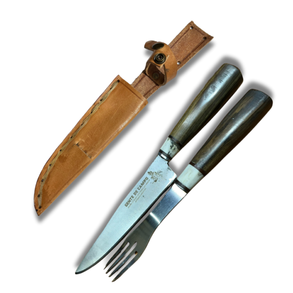 juego de cuchillo y tenedor 16 cm